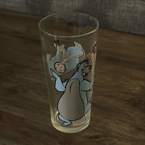 VTG Pepsi/The Jungle Book/Walt Disney World Themed Drinking Glass Tumblr BALOO - Picture 10 of 12